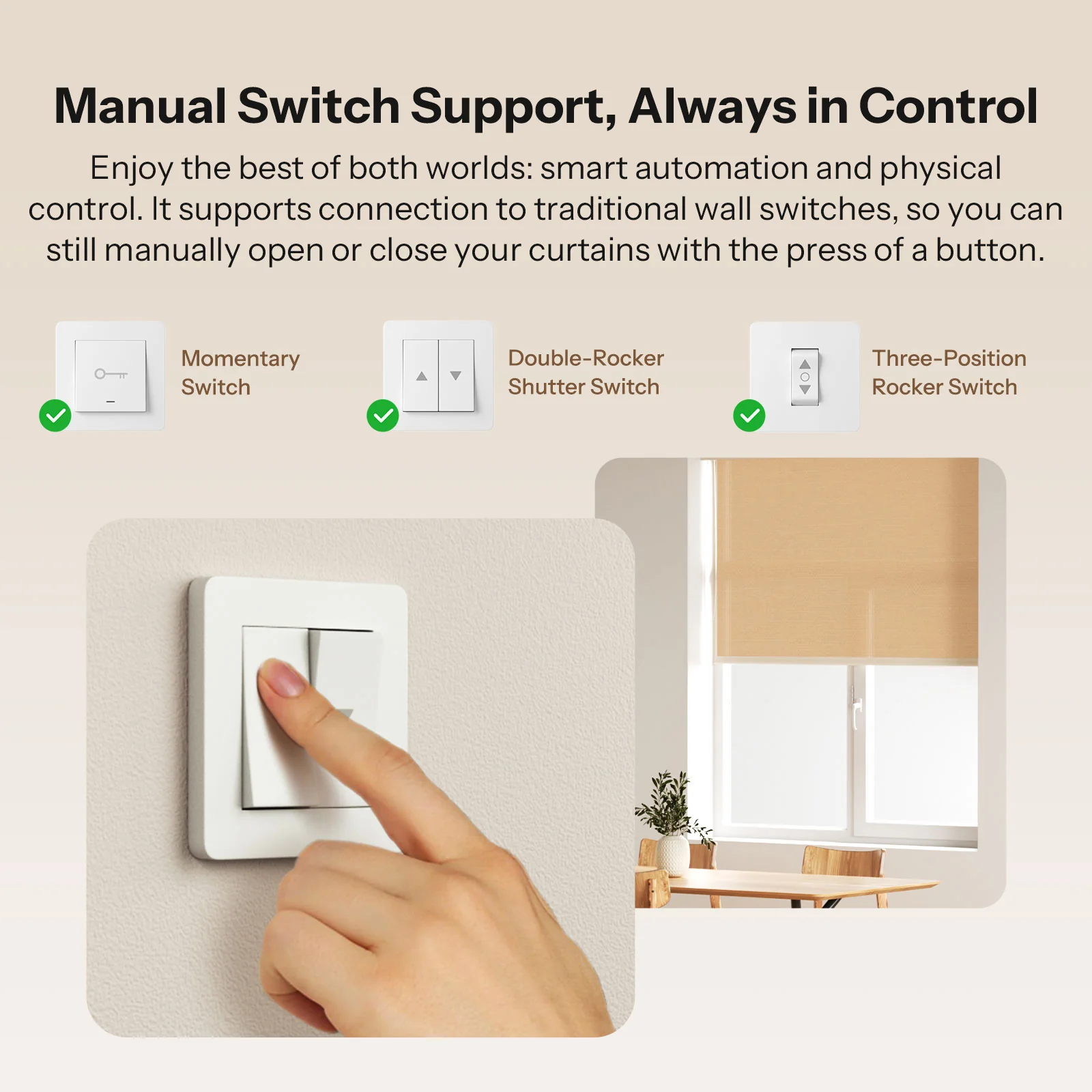 SONOFF Zigbee Smart Roller Shutter Switch | MINI-ZBRBS 7 SONOFF Zigbee Smart Roller Shutter Switch | MINI-ZBRBS