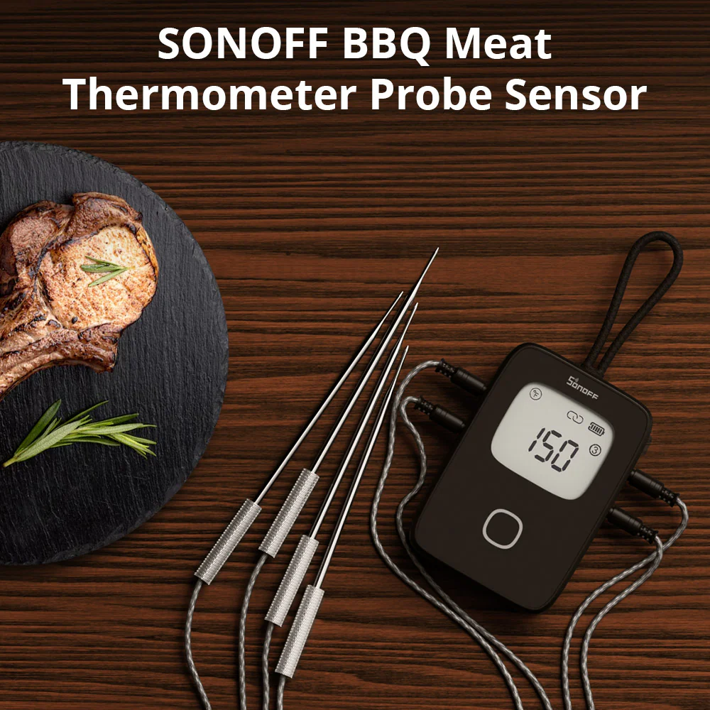 SONOFF BBQ Meat Thermometer Probe Sensor | MPS01 (2 Packs)