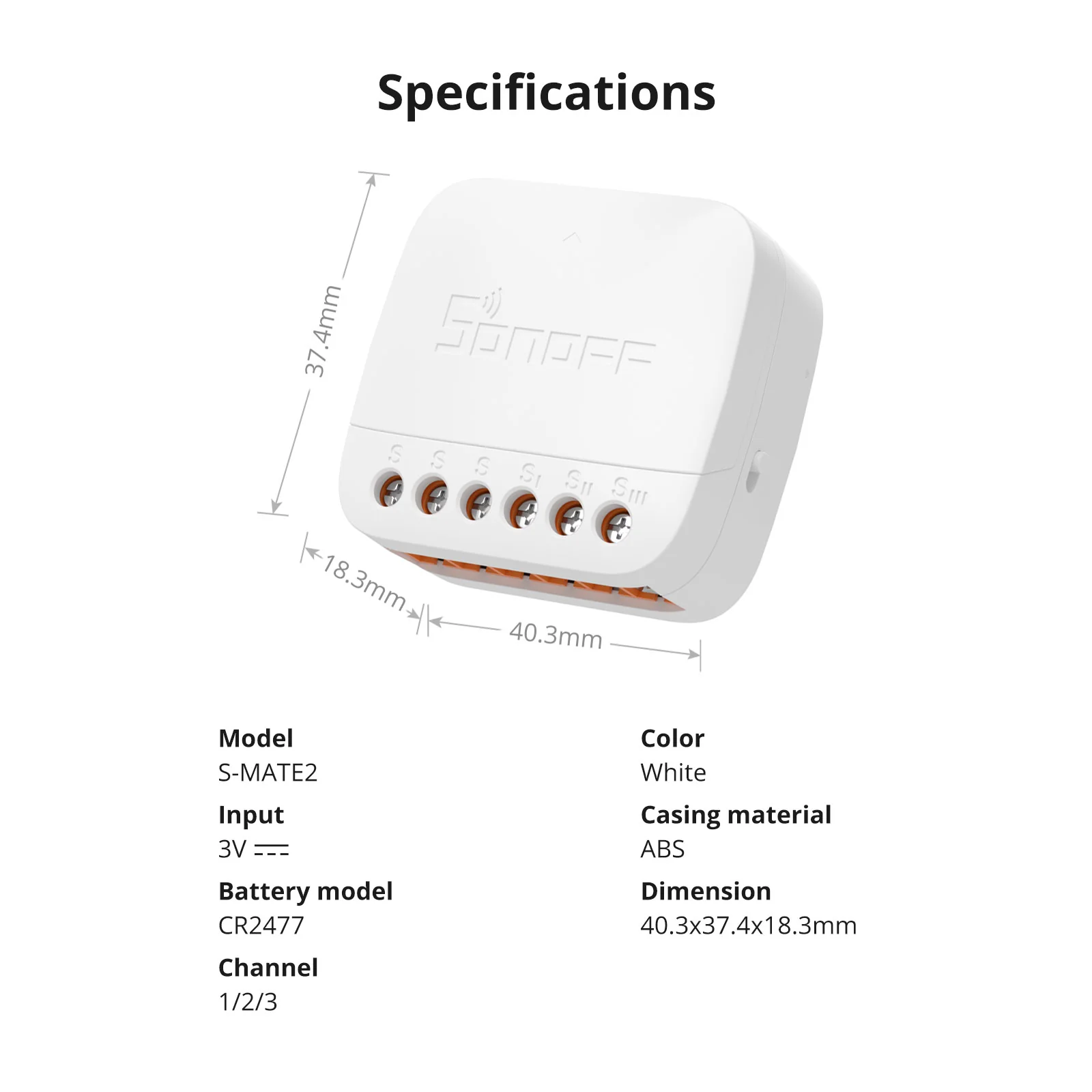 SONOFF S-MATE Extreme Switch Mate | S-MATE2 10 SONOFF S-MATE Extreme Switch Mate | S-MATE2