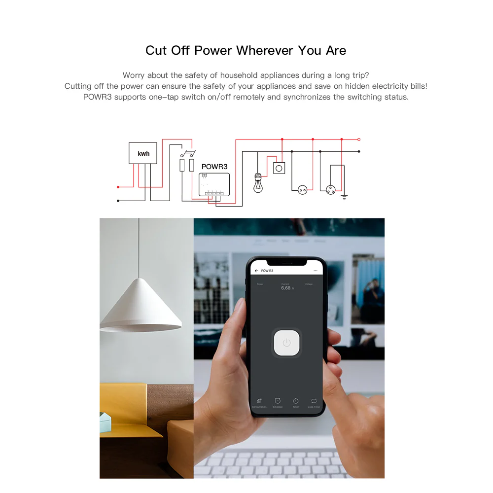 SONOFF POWR3 High Power Smart Switch 7 SONOFF POWR3 High Power Smart Switch