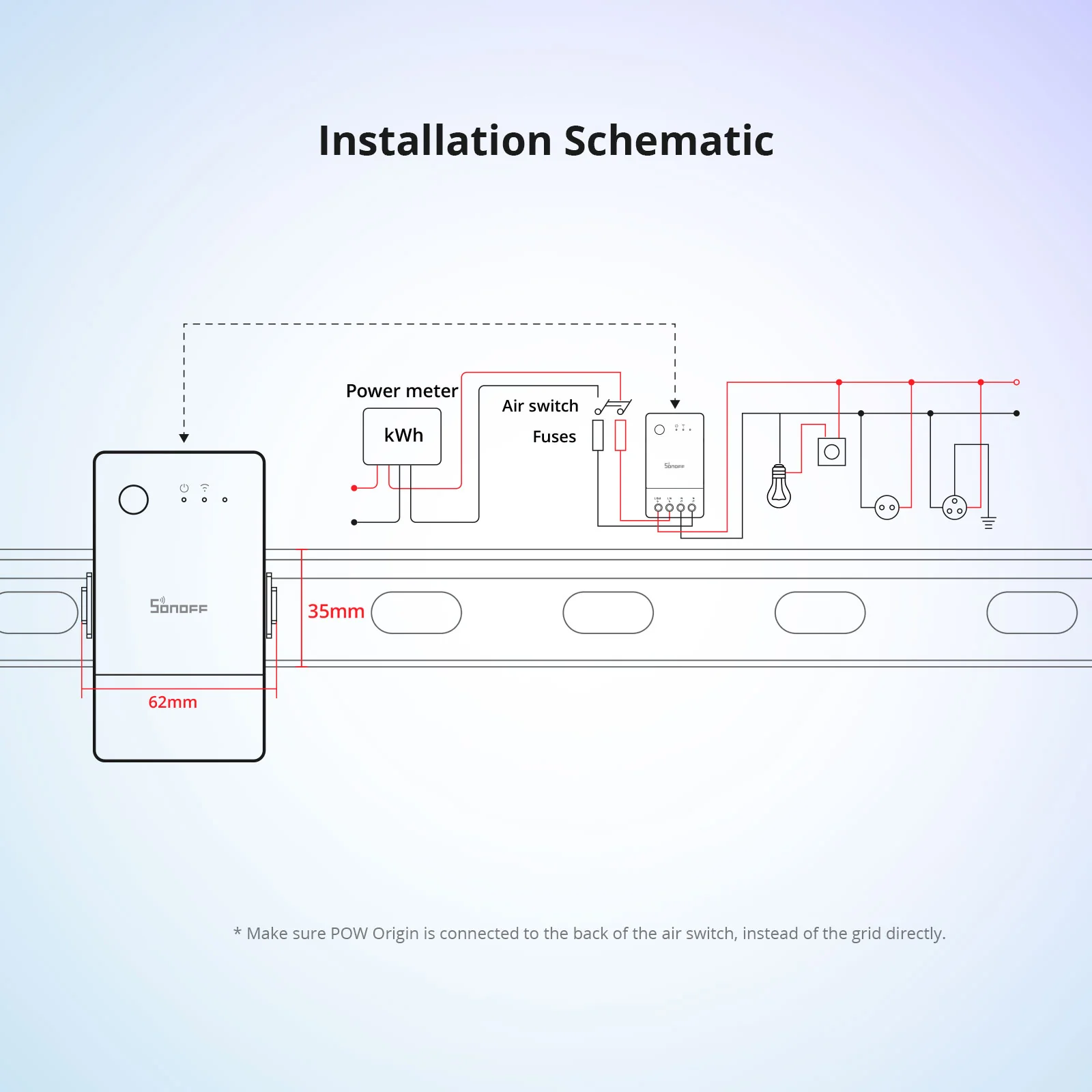 SONOFF POW Origin Smart Power Meter Switch
