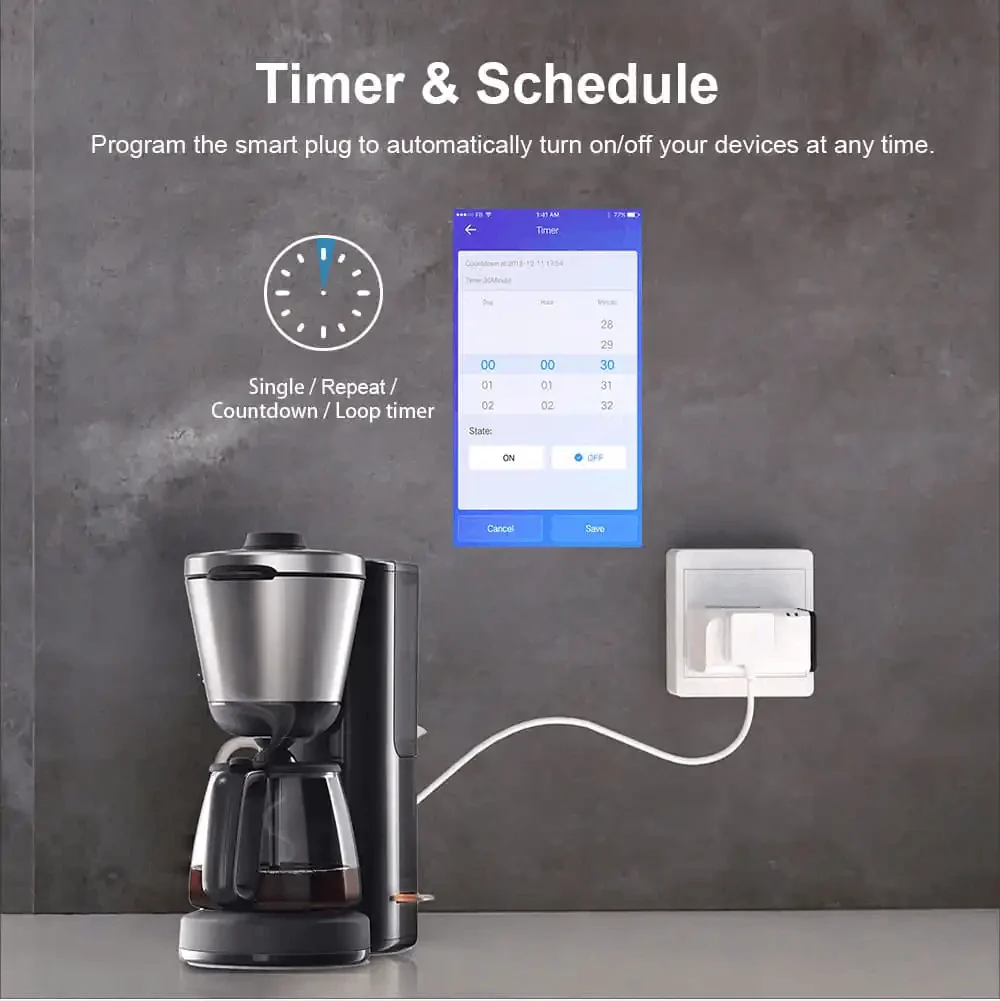 SONOFF S31/S31 LITE – Compact Design Smart Plug with Energy Monitoring US Type