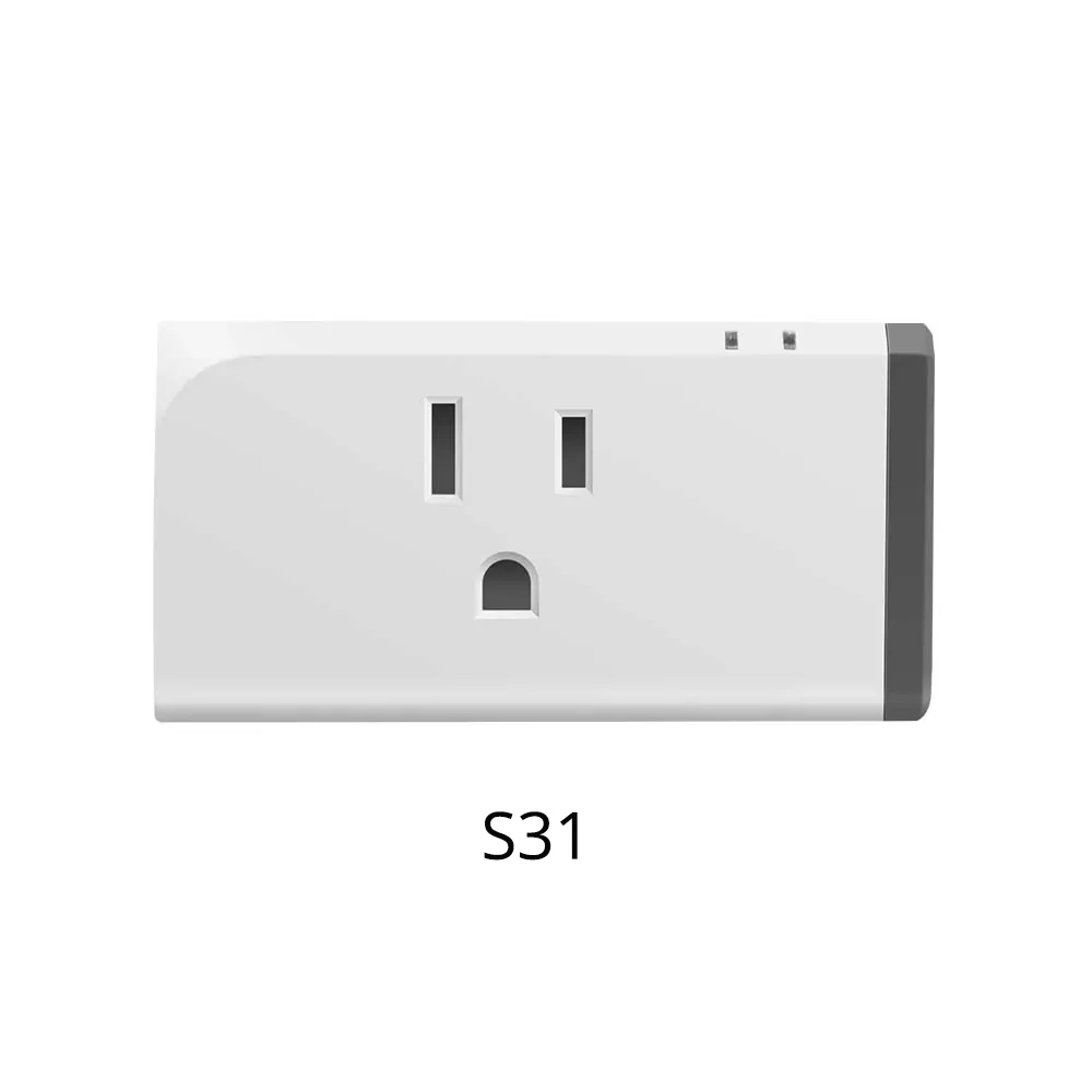 SONOFF S31/S31 LITE – Compact Design Smart Plug with Energy Monitoring US Type 6 SONOFF S31/S31 LITE – Compact Design Smart Plug with Energy Monitoring US Type