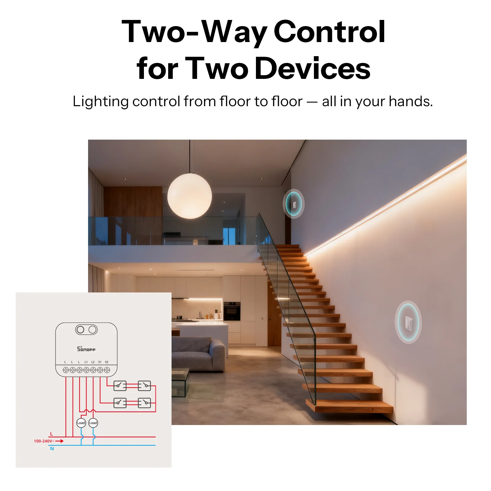 SONOFF MINI DUO-L 2-Gang Zigbee Smart Switch | MINI-ZB2GS-L 4 SONOFF MINI DUO-L 2-Gang Zigbee Smart Switch | MINI-ZB2GS-L