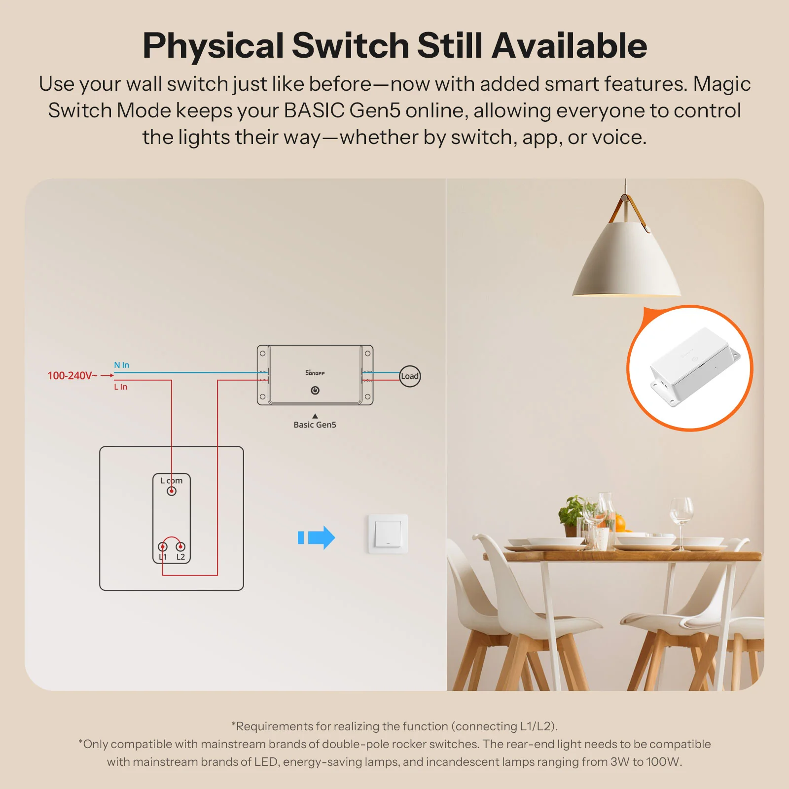 SONOFF Basic Gen5 Matter Over WiFi Smart Switch | BASIC-1GS 6 SONOFF Basic Gen5 Matter Over WiFi Smart Switch | BASIC-1GS