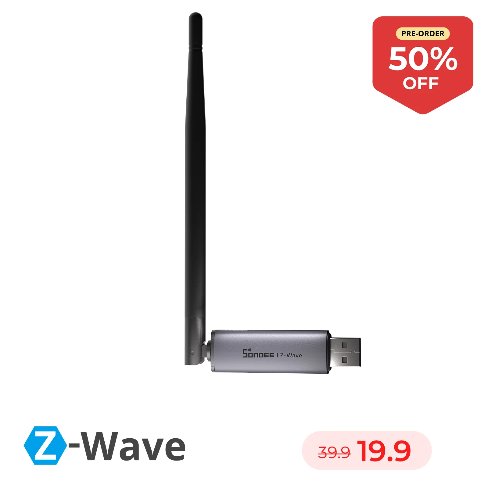 SONOFF USB Z-Wave 800 Dongle Plus | Dongle-PZG23