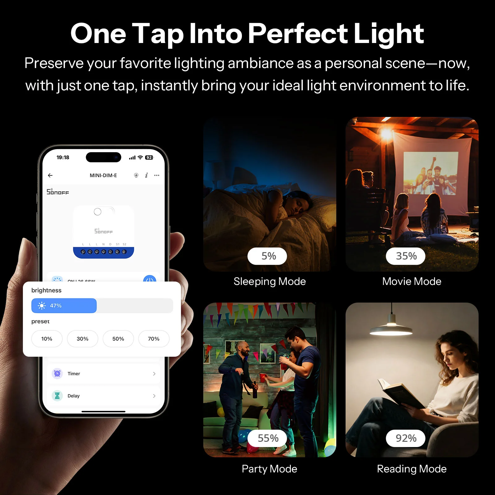 SONOFF Orb-DIM Matter Over WiFi Dimmer Wall Switch | MINI-DIM-E 6 SONOFF Orb-DIM Matter Over WiFi Dimmer Wall Switch | MINI-DIM-E